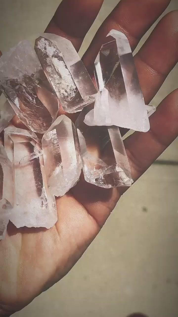 Large Quartz Crystal Key Necklace