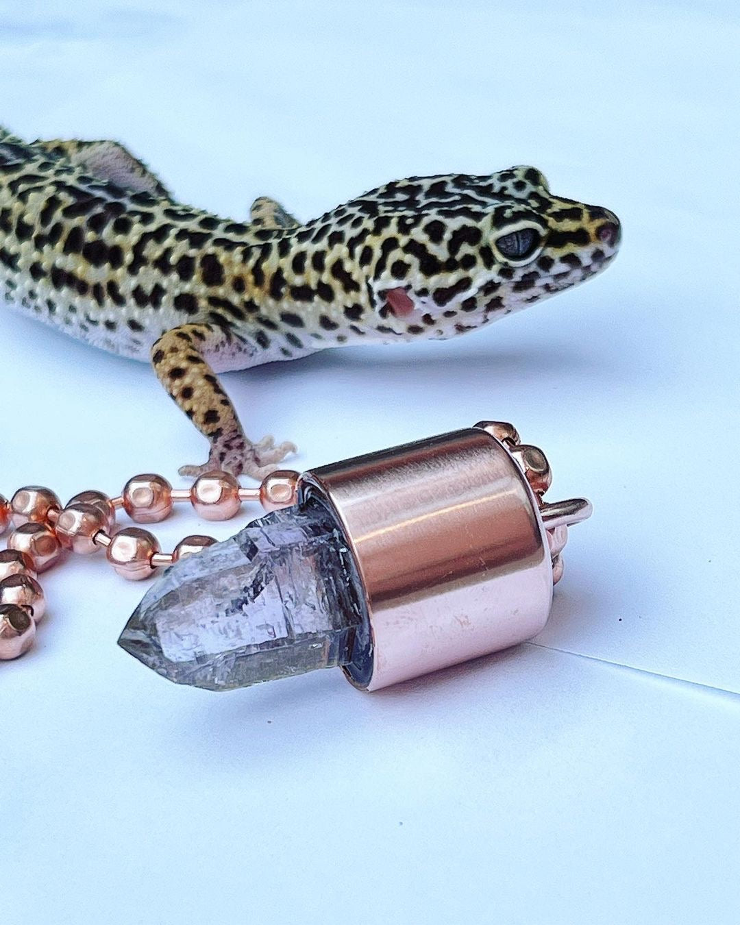 Vera Cruz Amethyst Crystal Key Necklace